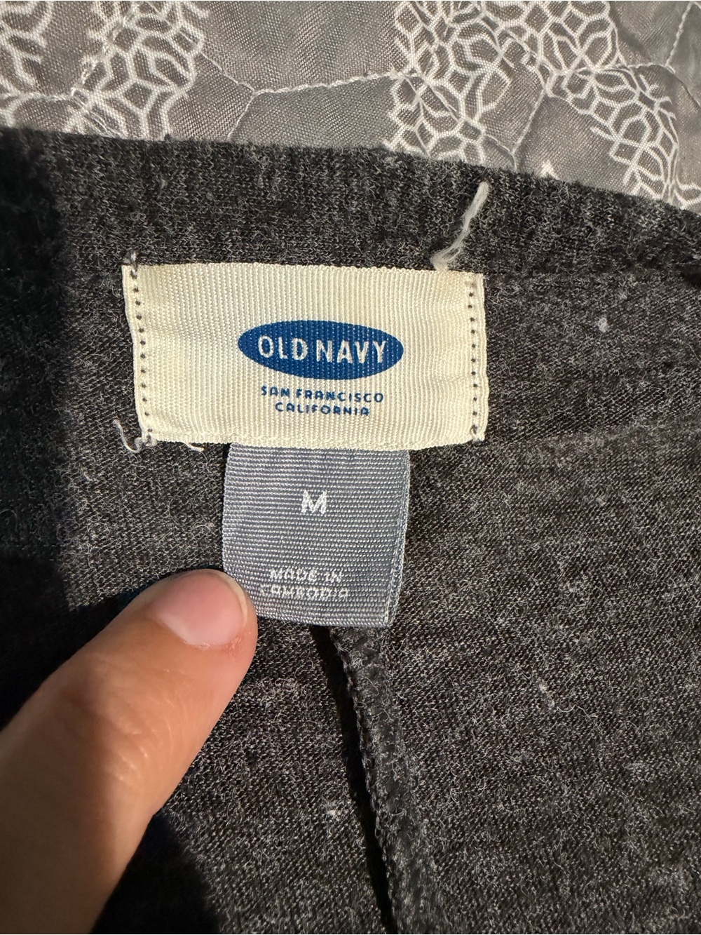 Charcoal Women's Cardigan - Picture 4 of 4